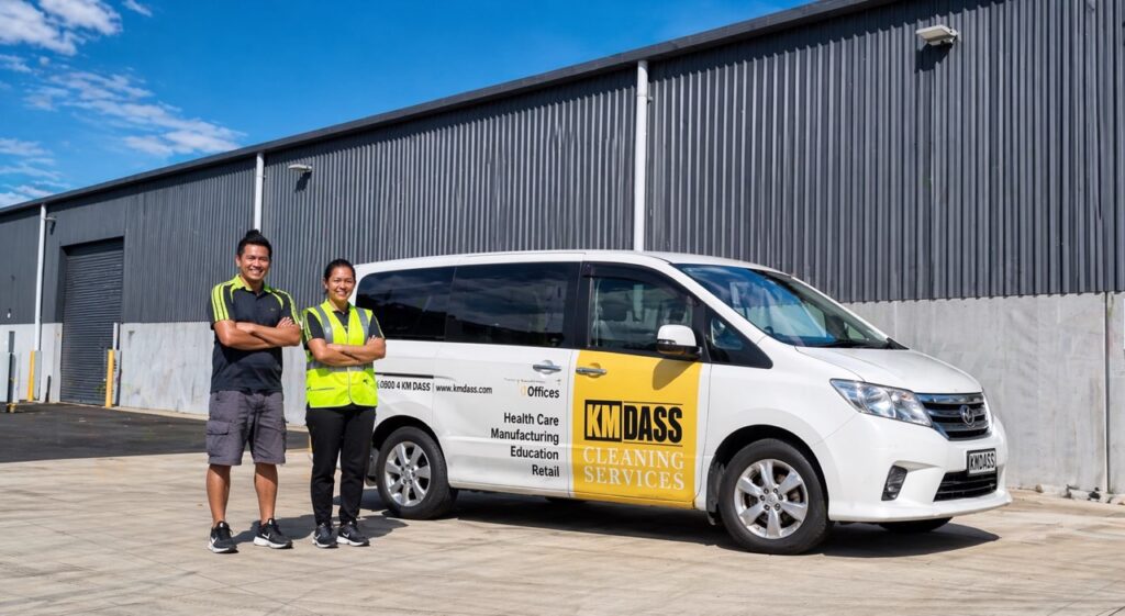 KM Dass commercial cleaning company team
